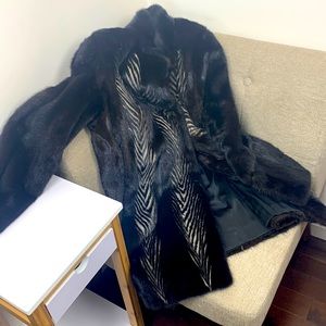Fur (mink) coat in perfect condition - super luxurious
